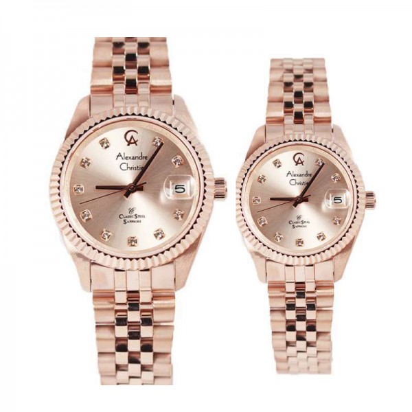 Alexandre christie AC 5012 Full Rosegold Couple Alexandre christie AC 5012 Full Rosegold Couple